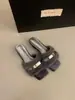 Primer Encuentro: Pantuflas Peludas de Tacón Grueso con Hebilla y Punta Cuadrada, Estilo Versátil para Exteriores, Novedad 2026, para Mujer