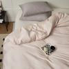 100 cores sólidas algodão de fibra longa série de produtos únicos capa de edredom simples cama de solteiro fronha simples roupa de cama 100% algodão 6
