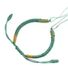 Pulsera Hebilla de Paz Semi-Terminada Hilo Rojo Pulsera Cordón, Material para Ensartar Cuentas, Cordón Trenzado para Collares, Cuentas de la Fortuna, Cordón Trenzado Dorado