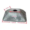 Estantes Metálicos, Tazas para Pies Cuadradas de Tubo de Acero Fundido, Bases para Pies Apilables, Equipo para Estaciones de Trabajo, Tazas para Pies de Hierro Fundido, Soportes de Bisagra, Dispositivos de Tracción