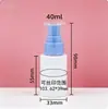 Botella de Spray Transparente de 30/50ml Plástico PET Cosmético Perfume Botella Pequeña de Spray Botella para Loción Presionar Botella de Viaje