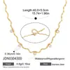 Elegantes accesorios de collar de acero de titanio con circonita para mujer, no se decoloran, cadena ligera de lujo de nicho para la clavícula, joyería de acero inoxidable para venta al por mayor transfronteriza