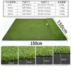 Alfombrilla de golf superventas transfronteriza, green simulado, alfombrilla de práctica portátil 2 en 1, alfombrilla de entrenamiento de swing de golf