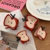 Estilo K de Pinza de Manzana Linda Pequeña, Pinza de Pelo de Fruta Dulce, Pinza de Tiburón para el Cabello en la Parte Posterior de la Cabeza Accesorio para el Cabello, Tocado para el Cabello Semiatado