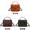 Bolso de Mano para Mujer de Cuero Curtido Vegetal, Bolso Bandolera Vintage Estilo Callejero, Bolso Sobre de Alta Gama, Bolso Cruzado de Hombro de Cuero Genuino