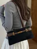 Bolsa de ombro de camurça da moda, nova coleção outono 2026, bolsa de axila estilosa vintage, bolsa personalizada para trabalho e deslocamento