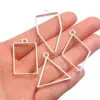 16 Estilos de Accesorios para Joyería DIY de Aleación Plateada Brillante, Colgantes de Corazón con Forma de Luna, Encantadores Marcos Huecos de Resina
