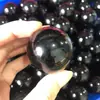Bola de Cristal Natural Bola de Obsidiana Juego de Disparos Accesorios Masaje Feng Shui Bola de Transferencia Acuario Decoración de Luz Xuan