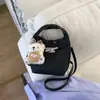 Bolso Cubo Retro de Mano Estilo Coreano de Nicho para Mujer 2026 Invierno Nuevo Elegante Casual Versátil Bolso de Hombro Cruzado