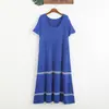 Estilo Japonês e Coreano Saia de Bolo Puxar para Cima Vestido Longo Solto plus size Manga Curta Para Mulheres Plus Size Menina Cheinha Roupas de Casa Pijamas