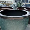 Cerâmica de Jingdezhen Esmalte Bolha Método Antigo Aquário Verde Celadon Pátio Tanque de Água Grande Tanque de Plantio de Lótus Vitória Régia Fabricante