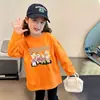 Camiseta de Manga Larga para Niña 2026 Nuevo Top de Otoño Infantil 100% Algodón Conjunto de Otoño para Niños Mayores Camiseta Básica de Cuello Redondo