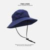 Sombrero Cowboy Occidental Sombrero de Pescador con Cordón para Mujer Sombrero de Sol de Ala Ancha para Vacaciones de Verano para Hombre Sombrero para Pesca al Aire Libre Senderismo