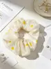Fábrica de Origem Elásticos de Cabelo de Malha Dupla da Coreia, Scrunchies Modernos e Versáteis, Scrunchies Grandes, Elásticos de Cabelo