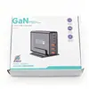 Cargador de Nitruro de Galio de 135W Cargador USB Multipuerto Carga Rápida Pd 135W Estación de Carga para Teléfono Móvil Laptop Escritorio