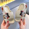 Pantuflas infantiles Nezha EVA para niños y niñas, sandalias de verano para bebé con dibujos animados para baño, casa, baño, antideslizantes, para exteriores