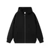 Outono e Inverno Pesado Retrô Tendência Algodão Transfronteiriço Zíper Duplo Cardigan Jaqueta de Trabalho Masculina e Feminina Moletom com Capuz Personalização