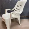 Silla de playa de plástico engrosada silla reclinable silla de ocio sillón de plástico de respaldo alto puesto grande silla reclinable para ancianos perezoso