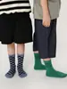 Calcetines para niños ZYZ al por mayor otoño e invierno cuadros letras calcetines casuales para estudiantes niños y niñas