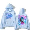 Sudadera con Capucha Estampado Anime Arcane Jinx Lindo Harajuku Kawaii