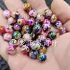 Cuentas Redondas de Ágata de Colores, Cuentas Sueltas de Jade, Pulsera, Collar, Accesorios para Joyería de Calcedonia Roja, Amarilla, Azul, Verde de 10 mm, Cuentas Hechas a Mano