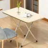 Mesa plegable Mesa de comedor Mesa de comedor portátil para dormitorio Mesa auxiliar simple para el hogar para 4 personas Apartamento pequeño