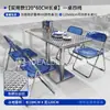 Conjunto de Mesa e Cadeiras em Estilo Industrial para Loja de Chá com Leite e Café, Mesa de Aço Inoxidável, Cadeira Popular para Loja de Sobremesas e Hot Pot Apimentado