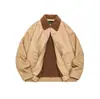 Ropa para Hombre Beijie 2025 Invierno Nuevo Lana de Cordero Solapa Chaqueta de Algodón Marca Trendy para Hombre Ropa de Trabajo Abrigo de Algodón Abrigo Exterior Cálido y Grueso