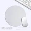 Mouse Pad Pequeno Cor Sólida Couro PU para Jogos, Escritório, Laptop