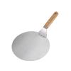 Jinjie mango de madera acero inoxidable cortador de pizza cuchillo pala de transferencia traje cuchillo de vaivén cuchillo para panqueques corte de postres gadget para hornear