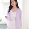 Cardigan com Proteção Solar Lyocell Tencel para Mulheres, Novo Estilo de Verão, Peça de Roupa Externa Leve e Respirável, Jaqueta Casual Solta com Proteção Solar