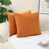 Funda de Almohada de Terciopelo Transfronteriza Lisi Funda de Almohada Cosida de Terciopelo Funda de Almohada Sólida Simple para Sofá Funda de Cojín para el Hogar Lote