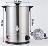 Olla para derretir cera de cuentas superior 02 olla eléctrica para derretir cera de velas con control de temperatura boquilla para verter cubo de cera olla de cera