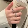 2026 Nuevo Anillo Ajustable Abrible para Hombres Joyería de Mano al por Mayor Lujo Ligero Simple Anillo para Dedo Índice de Banda Lisa Estilo Ins para Mujeres