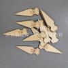 Letras de Madera Transfronterizas Bohemias Arcoíris Amor Estrella de Cinco Puntas Virutas de Madera Decoraciones Creativas de Madera para Regalo de Bebé