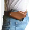 Funda de Piel Sintética Vintage para Teléfono Moda Retro Bolsita de Cinturón de Piel Sintética Estuche Protector Adecuado para