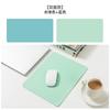 Mouse Pad Resistente à Sujeira Pequeno Criativo Couro Dupla Face Antiderrapante Simples Pequeno Pad Pad de Mesa de Escritório Personalizado Log