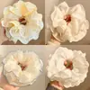 Exquisito pasador de pelo de alta gama estilo ballet, hermoso con lunares, cintura estrecha, capas de encaje, diadema voluminosa, estilo coreano