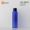 Frasco de 100ml ombro reto tampa comum tampa de frasco Frasco de loção tônica igual frasco de plástico PET