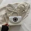 Bolso pequeño de moda para niñas, nuevo modelo 2026, monedero bandolera para mujer, bolsa para labial rojo y audífonos, bolso cuadrado pequeño