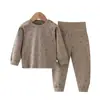 Conjunto de Dos Piezas para Bebé con Protección para la Barriga de Cintura Alta, Conjunto de Ropa para Bebé de Primavera y Otoño, Ropa para Casa