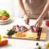 Nueva tabla de cortar de cocina estilo chino, grande y gruesa, hecha de madera maciza, adecuada para picar verduras, frutas y otros usos