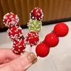 Pinza de Pato Creativa Dulce Personalidad Borde de Bayas Simuladas Cubiertas de Azúcar Pinza para el Cabello Linda Pinza para el Cabello Japonesa y Coreana Todo Combinación Accesorios para el Cabello de Bebé