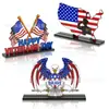 Ornamento Popular da Amazon para Mesa do Dia da Independência, Decoração de Mesa Temática Comemorativa do Dia da Independência Estilo Country Americano