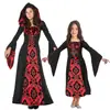 Ropa Medieval Europea Familiar Liuyi para Adultos y Niños Ropa de Bruja Vampiro Ropa de Escenario de Dama Noble Europea y Americana