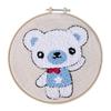 Paquete de material DIY para bordado poke ruso, sello, bordado Xiu Dun, hecho a mano, auto-bordado, bordado de lana, bordado le Dun, bordado de frotamiento