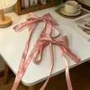 Acessórios de Cabelo Infantis para Meninas, Presilhas de Cabelo com Fita Longa para a Parte de Trás da Cabeça, Laço Doce de Princesa, Prendedor de Cabelo Dupla Camada, Enfeites para a Cabeça