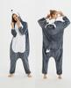Pijama de Flanela Desenho Animado Animal Siaman Outono Inverno Tianma Husky Coelho Roupa de Casa Infantil Atacado