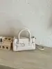 Hebilla de Cinturón de Moda Versátil Bolso Cesta Casual Elegante Bolso Cruzado al Hombro Moda Transfronteriza Bolso de Mano con Patrón de Lichi