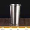 Taza de cerveza de acero inoxidable 304, taza de jugo, taza resistente a caídas, taza portátil de una sola capa comercial, taza para café, bebida fría, taza para enjuague bucal